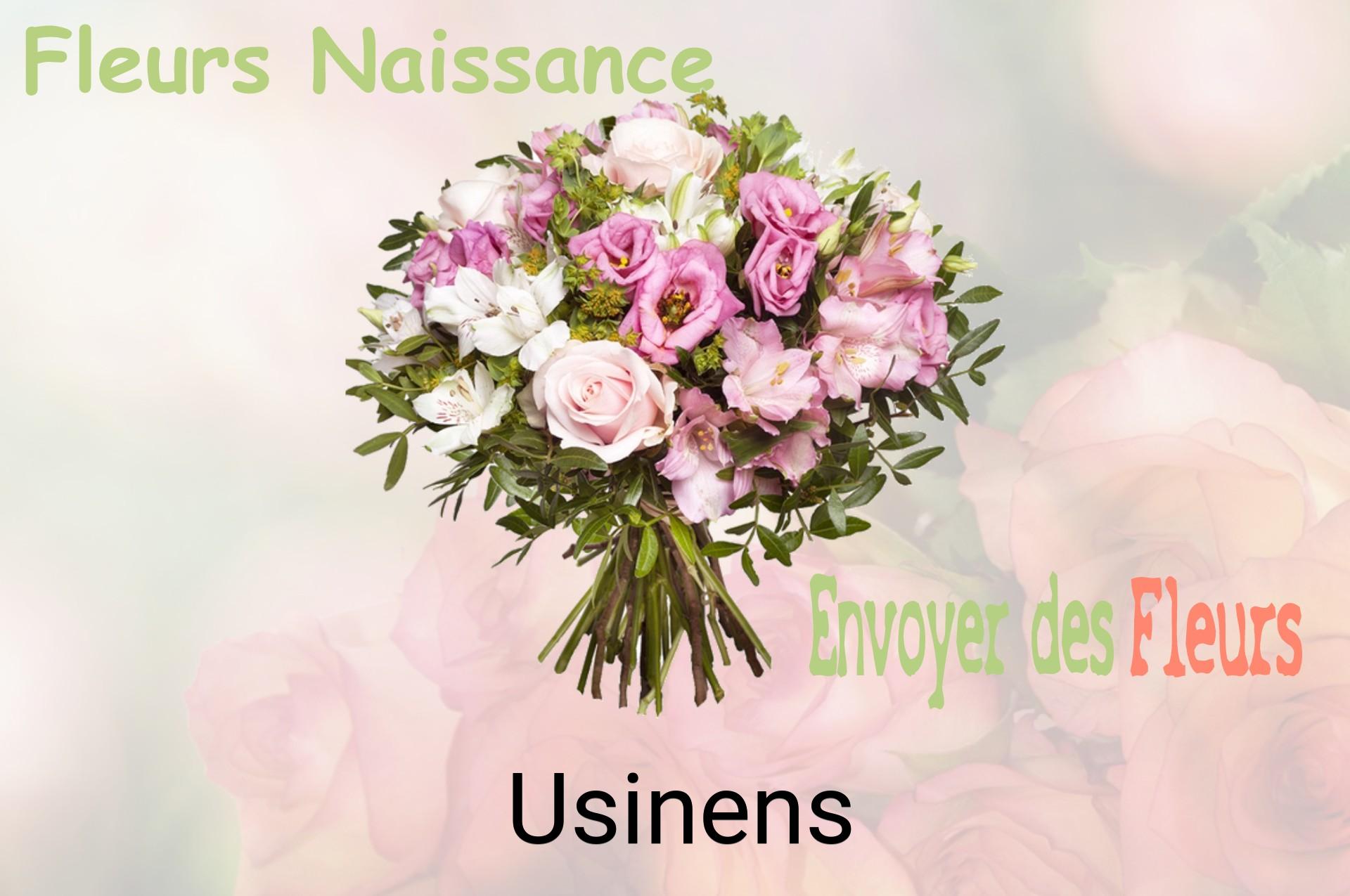 Bouquet de fleurs de naissance livré à Usinens
